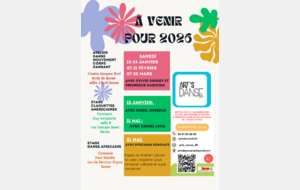 Les brèves d'Art'S Danse  2026 : stages -ateliers