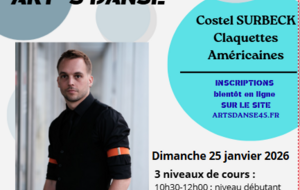 Stage de Claquettes avec Costel SURBECK