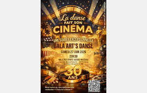 Gala Art's Danse  le 27 juin 2026