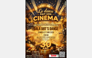 Samedi 27 juin - gala Art's Danse