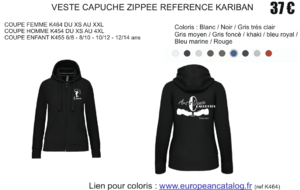 Veste zippée