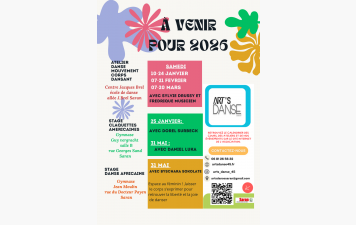 Les brèves d'Art'S Danse  2026 : stages -ateliers